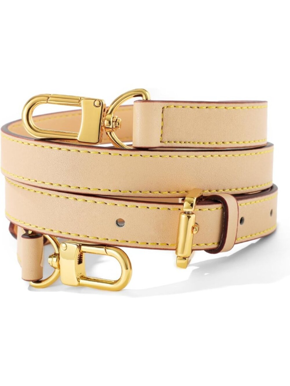 Vachetta Leather Adjustable Crossbody Strap - Versatile Replacement for Handbags